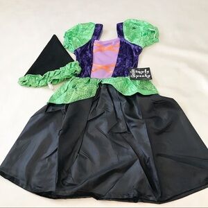 NWT Witch dress costume sz 3-8
